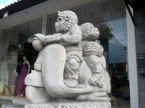 Statue scooter, Ubud